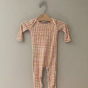 $17‎ ADD ON SpearmintLOVE plaid romper Kyte Baby Nested Bean Little Sleepies